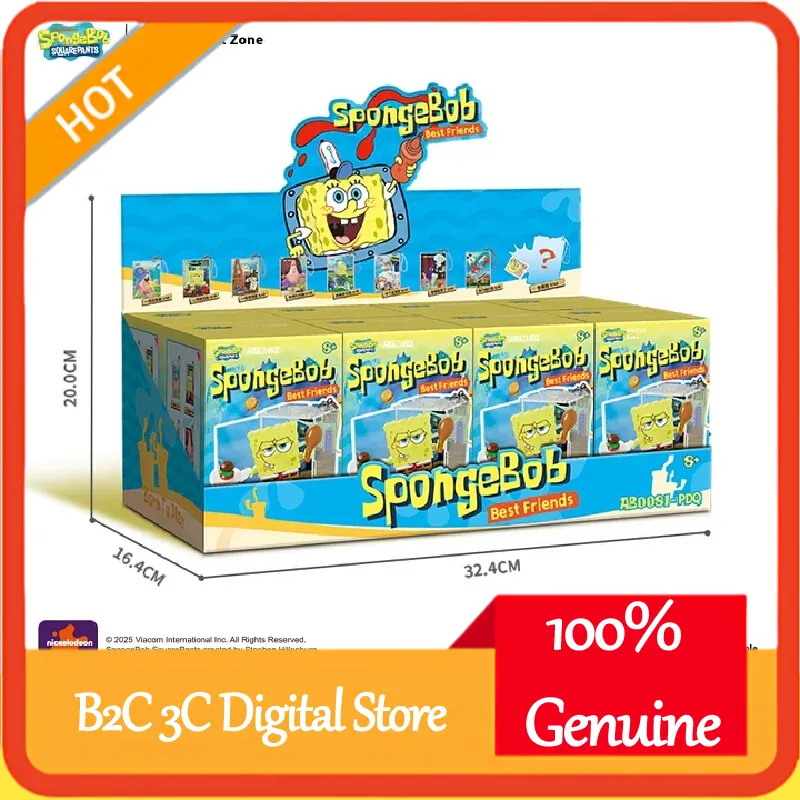 Building Block Mini - AREAX純正スポンジボブビキニボトムデイビルディングブロックブラインドボックスミニハンギングトイキュートな漫画デコレーショントレンディなファン向けギフト