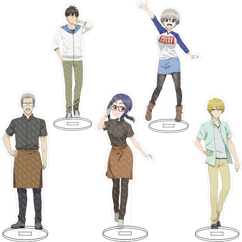Figma Stand Set - 16CM アニメアクリルスタンド「宇崎ちゃんは遊びたい！」 ‌ 宇崎花、桜井真一、浅井あみ ‌ コスプレフィギュア装飾品ギフト