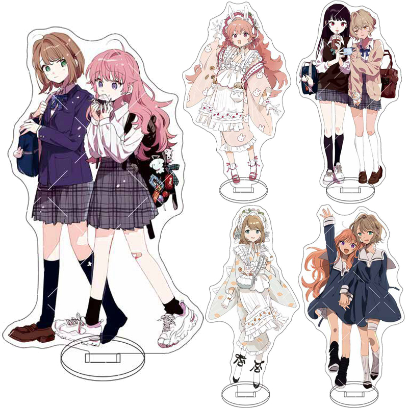 Figma Stand Set - 16CM アニメ ‌ 死ぬまで君と恋したいフィギュア シーナ・トツキ ミミ・カガリ