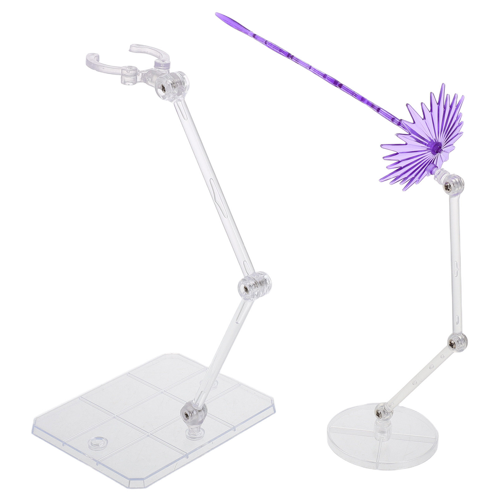 Action Figure Stand - 耐久性のあるエナジーエフェクトピース1セット、ダイナミックスタンド付き、アクションフィギュア用、ディスプレイ効果を高め、車内を視覚的に引き立てます。