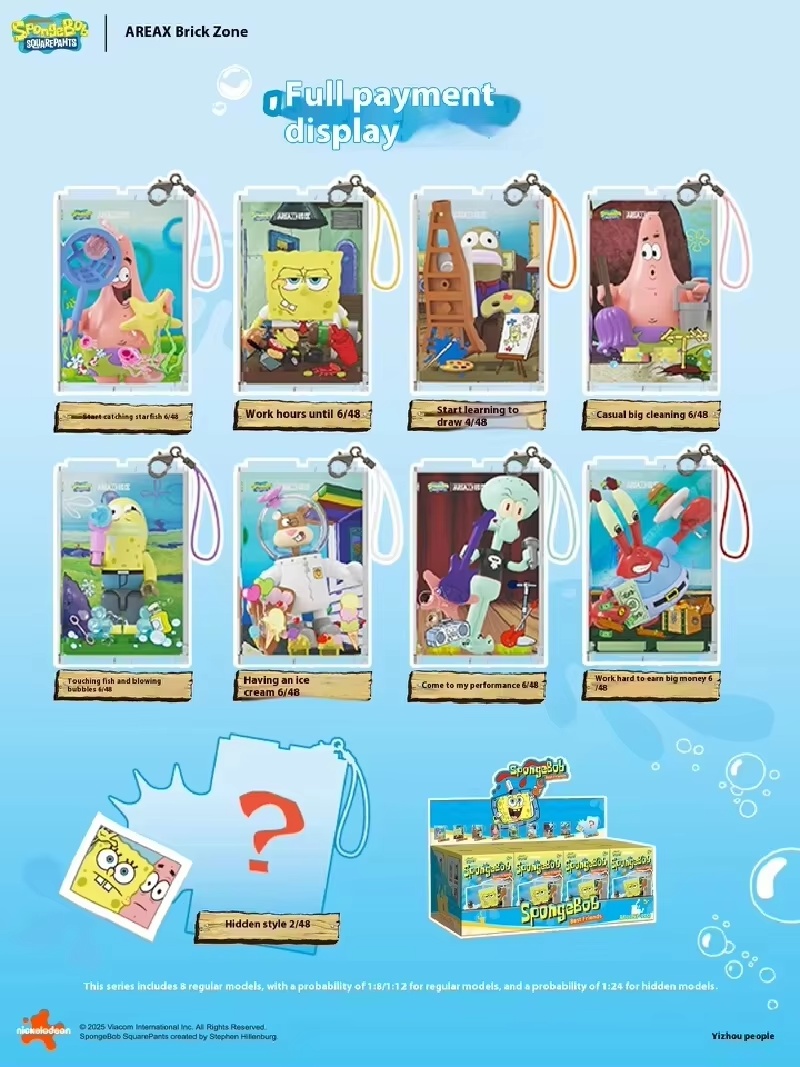 AREAX純正スポンジボブビキニボトムデイビルディングブロッ - Building Block Mini のレビューと価格