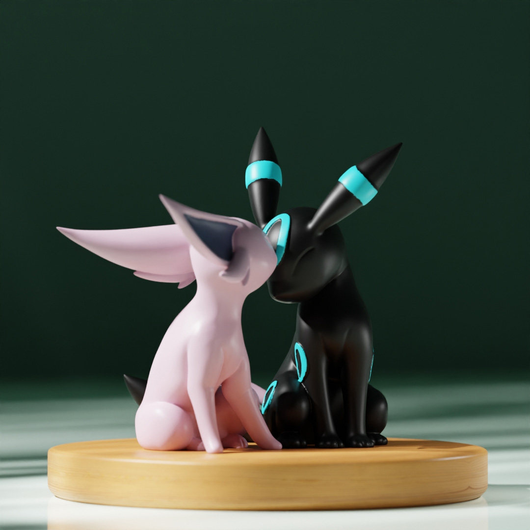 本物のエスペオンアンブレオンペットエルフミニアニメ漫画かわい - Vinyl Figure Blank のレビューと価格