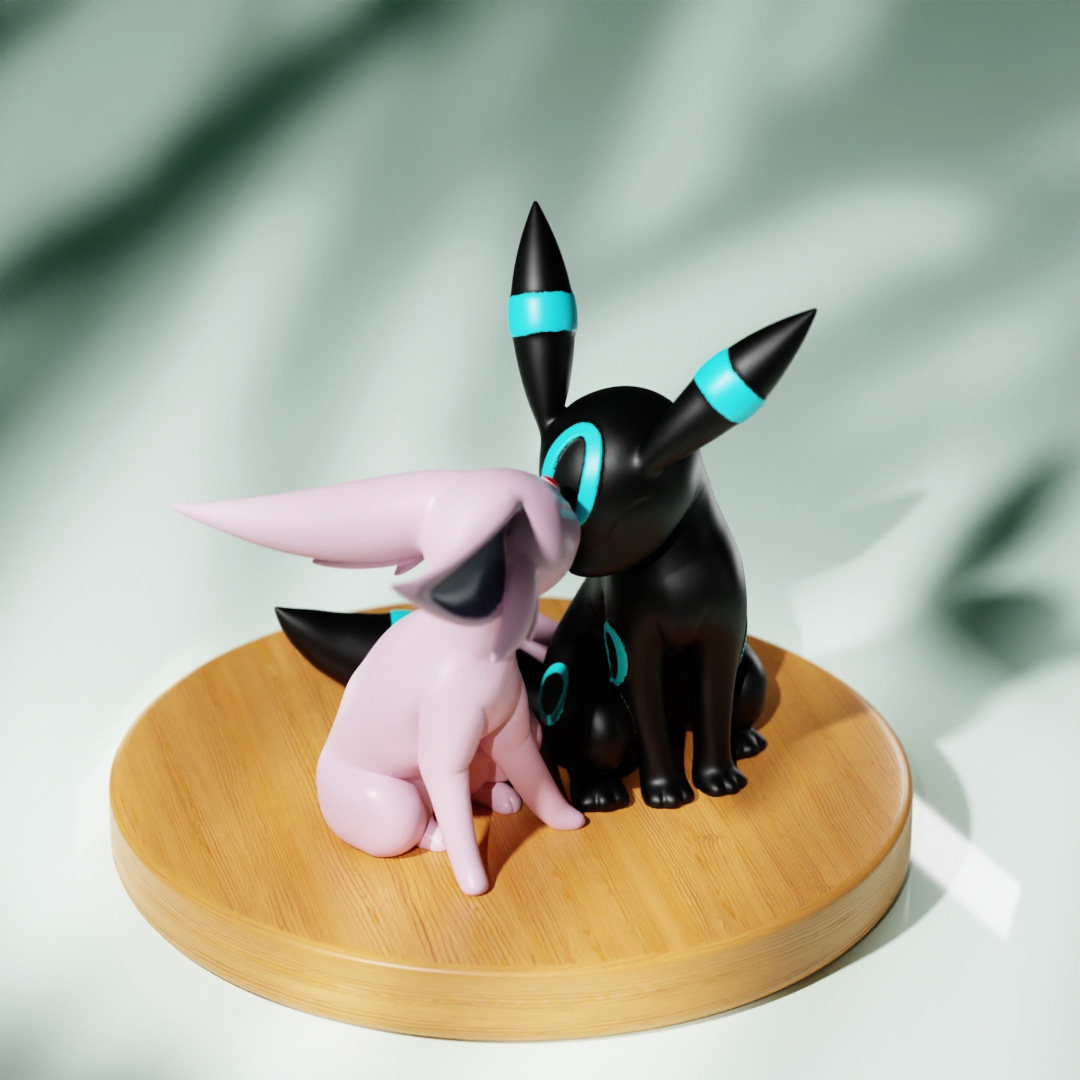 本物のエスペオンアンブレオンペットエルフミニアニメ漫画かわい - Vinyl Figure Blank のレビューと価格