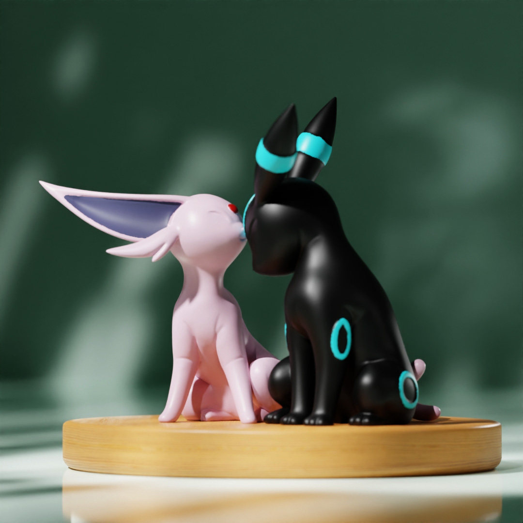 本物のエスペオンアンブレオンペットエルフミニアニメ漫画かわい - Vinyl Figure Blank のレビューと価格