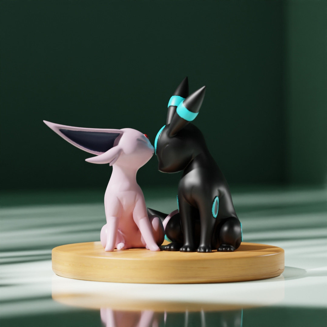 本物のエスペオンアンブレオンペットエルフミニアニメ漫画かわい - Vinyl Figure Blank のレビューと価格