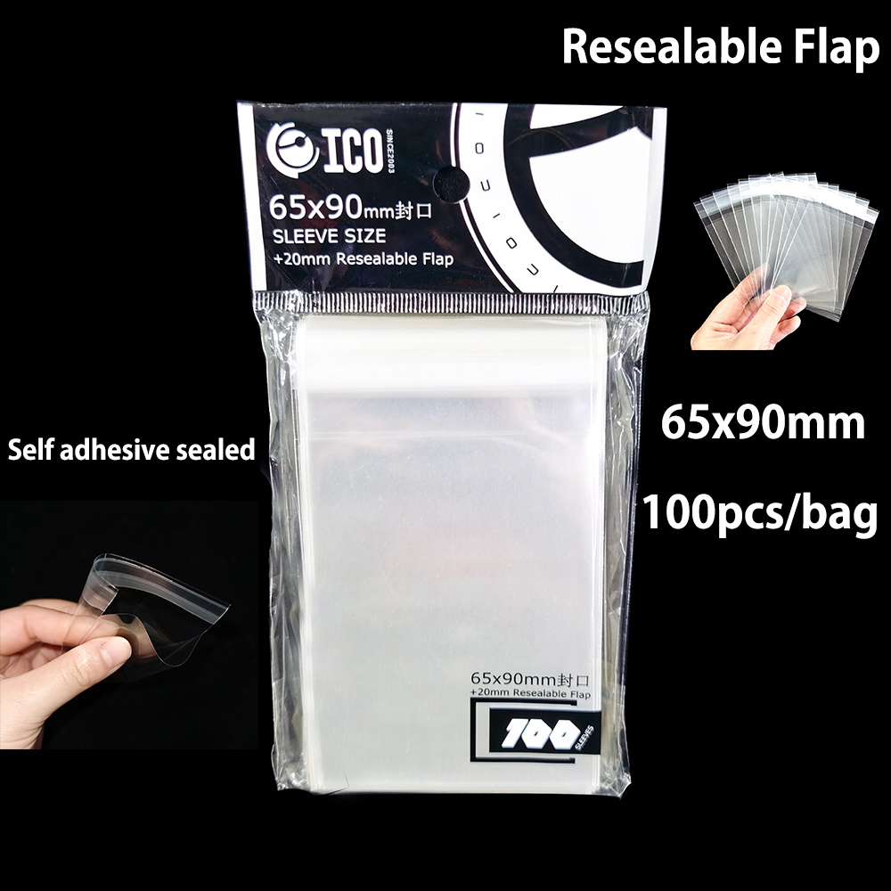 100 ピース/パック高品質透明カードスリーブ密封/開封カー - Card Penny Sleeve のレビューと価格