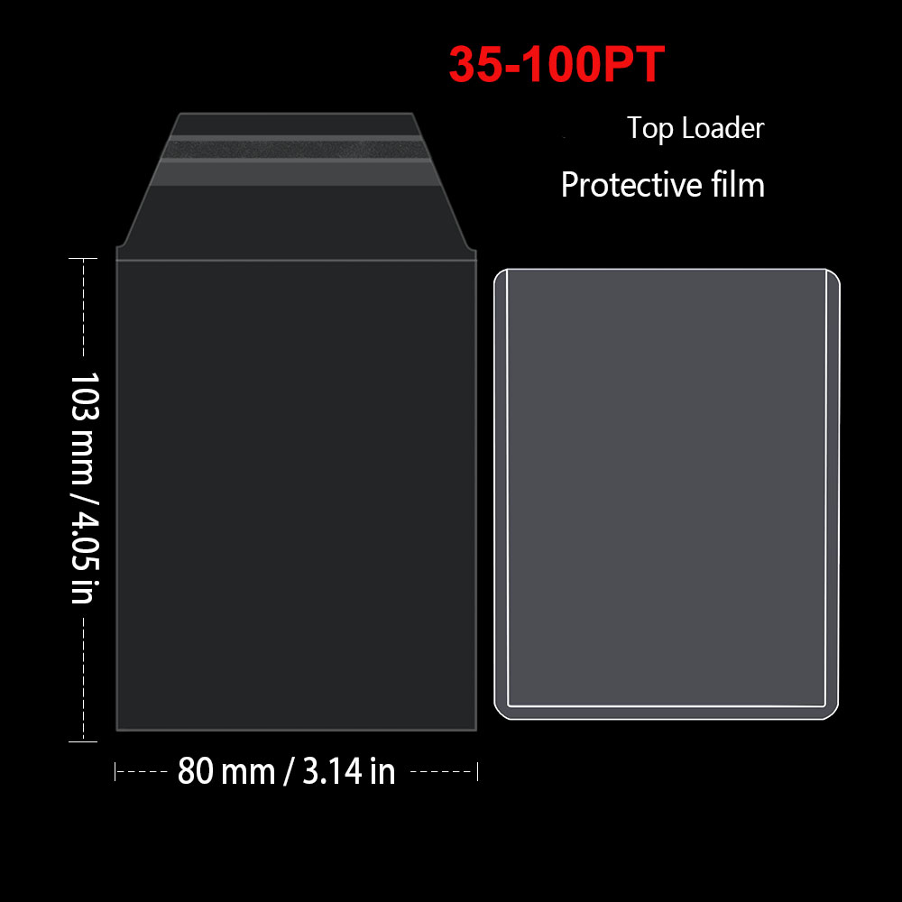 100 個再封可能なカードホルダースリーブ、トップローダー/ - Card Penny Sleeve のレビューと価格