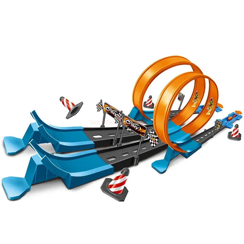 ホットスタントスピードカーホイールモデルレーシングトラックD - Hot Wheels Car Track Sets のレビューと価格