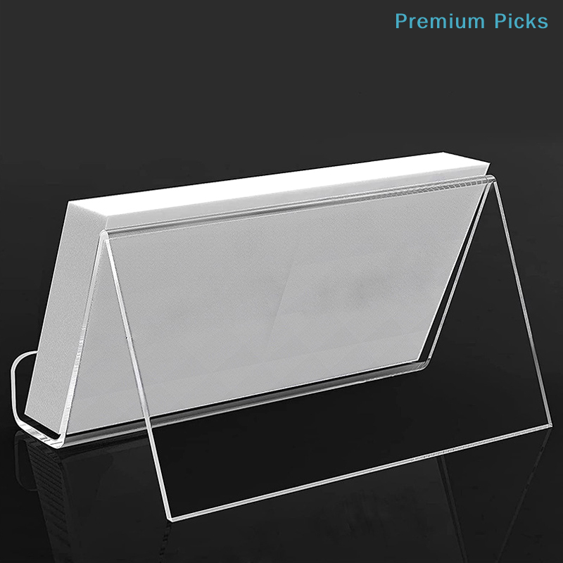 ポータブル透明アクリル製デスクトップ名刺ホルダー テーブルデ - Graded Card Display のレビューと価格