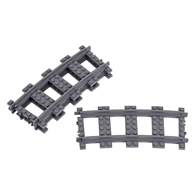 MOC 市レンガスイッチクロスフォーク曲線レールビルディング - Lego Set City のレビューと価格