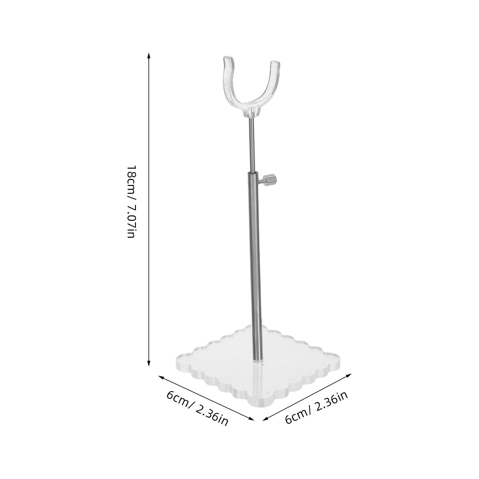1セット アクリル製ディスプレイスタンド 高さ調整可能 1. - Action Figure Stand のレビューと価格