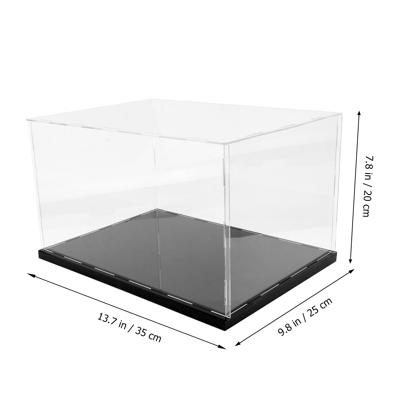 1個入りアクリルディスプレイボックス 高透明ハンドメイドカバ - Display Case Acrylic のレビューと価格