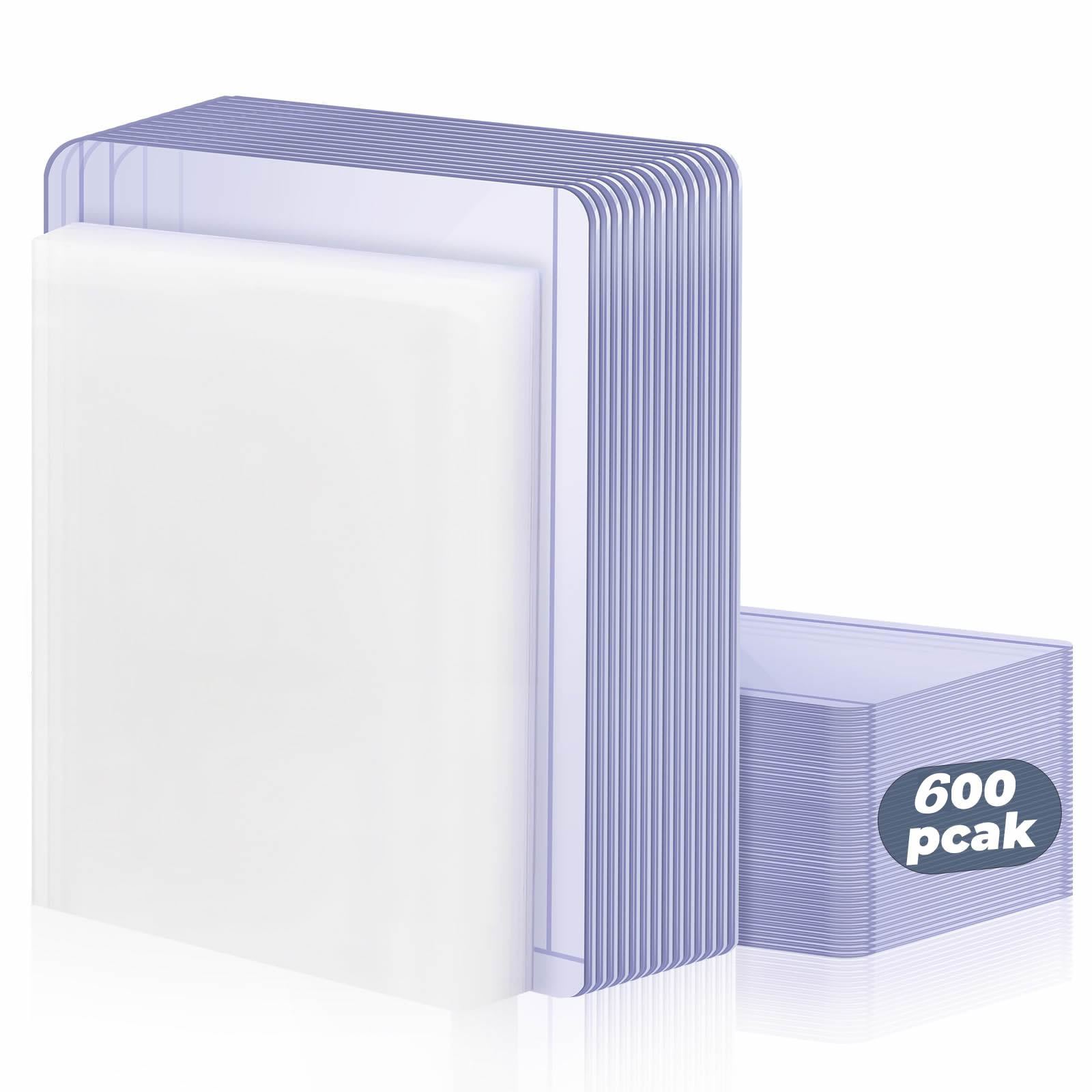 100-600 個のカードスリーブハードソフトカードホルダー - Card Penny Sleeve のレビューと価格