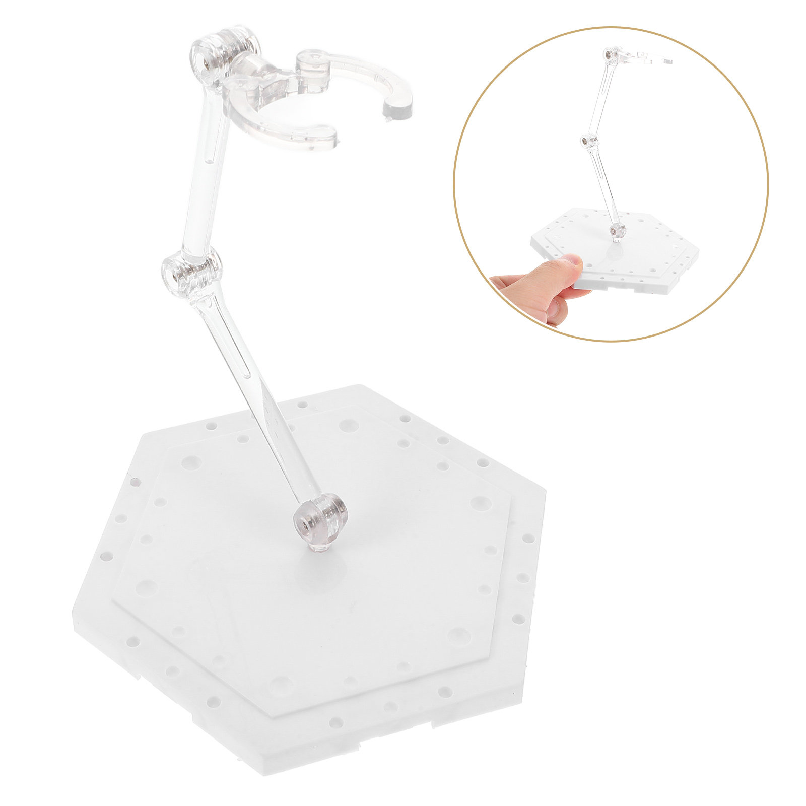 調整可能なアクションフィギュアスタンド PVC製安定ベース  - Action Figure Stand のレビューと価格